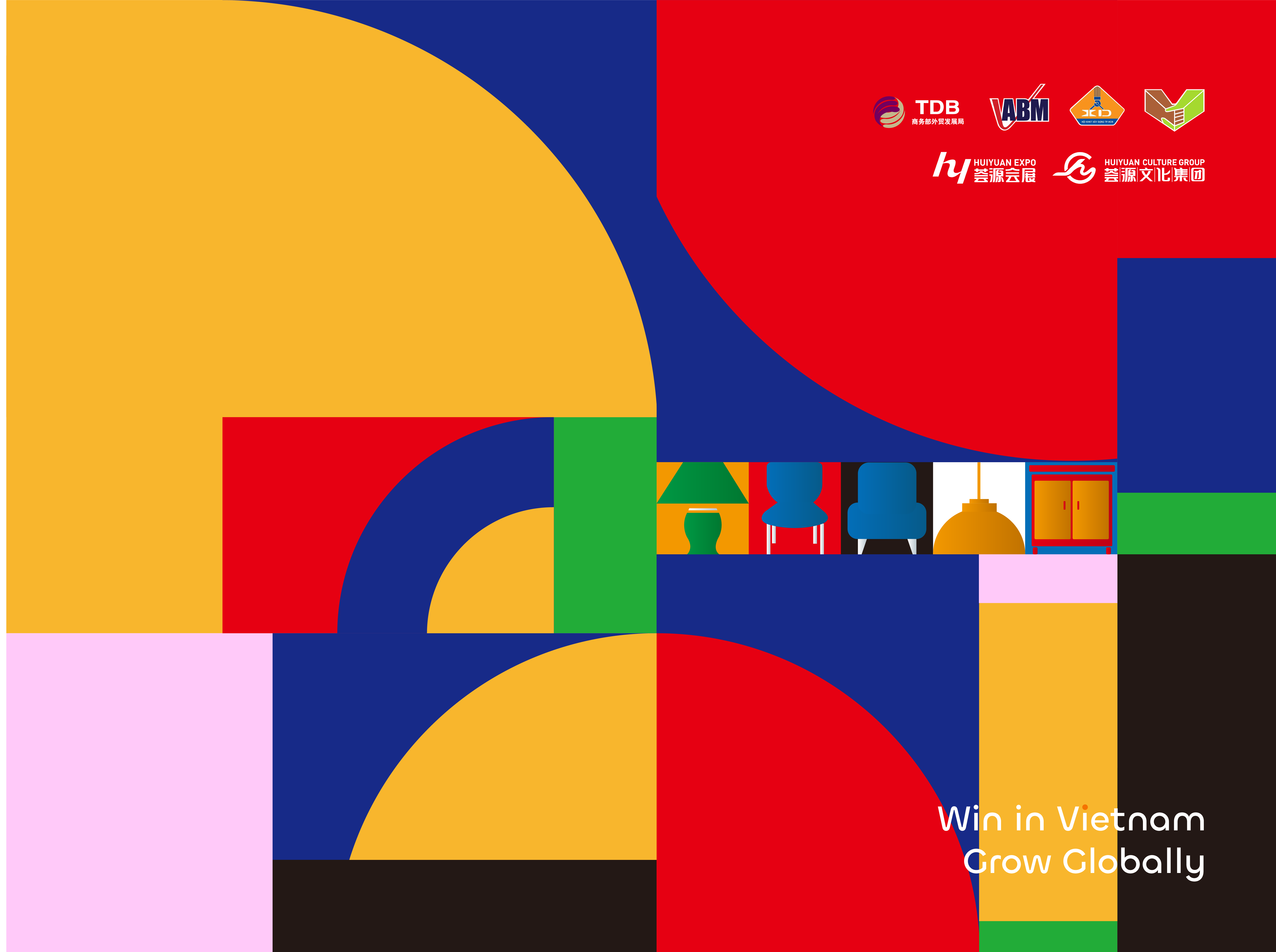 VIET HOUSE & BUILDING 2026 Bauhaus geometric key visual